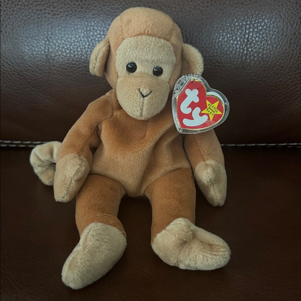 Ty Original Beanie Baby “Bongo” the Monkey 🐒 Retired Vintage Plush